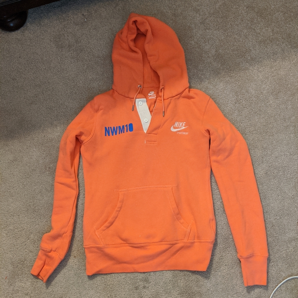 Nike Women's Marathon 2010 Orange Sweatshirt